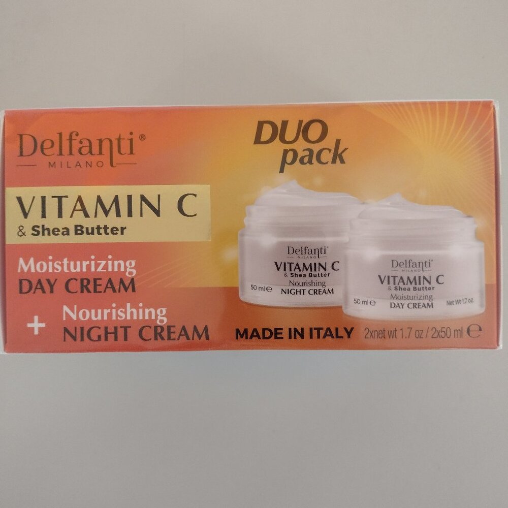 Delfanti Milano Vitamin C Moisturizing Day Cream Nourishing Night Cream Duopack